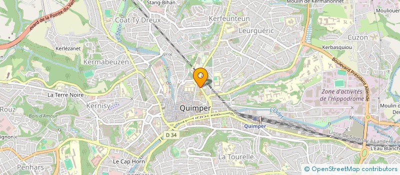 localisation de l'entreprise BABA O ROCK à QUIMPER