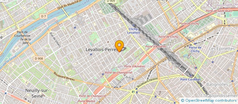 localisation de l'entreprise BABA YAGA à LEVALLOIS-PERRET