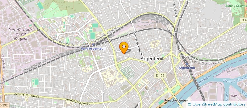 localisation de l'entreprise BABA YAGA à ARGENTEUIL