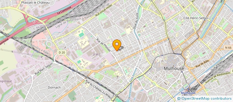 localisation de l'entreprise BABACAN  MULHOUSE
