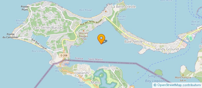 localisation de l'entreprise BABACARS RENTAL  SAINT-MARTIN