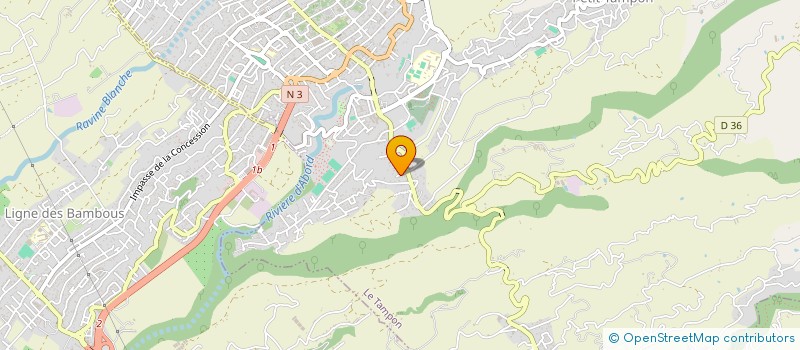 localisation de l'entreprise BABACO  LE TAMPON