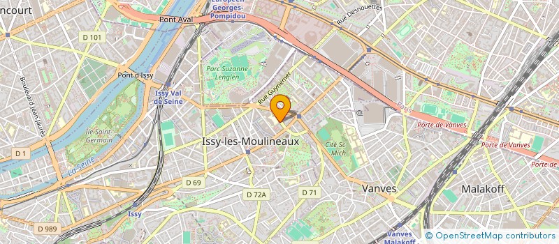localisation de l'entreprise BABAEV HOLDING à ISSY-LES-MOULINEAUX