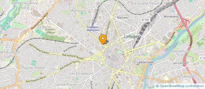 localisation de l'entreprise BABAFOOD SASU à LIMOGES