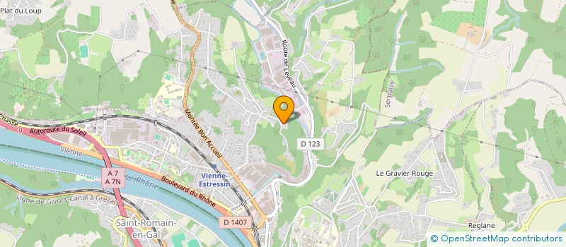 localisation de l'entreprise BABAGALINE  VIENNE