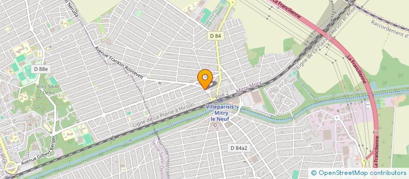 localisation de l'entreprise BABAIR COIFF  MITRY-MORY