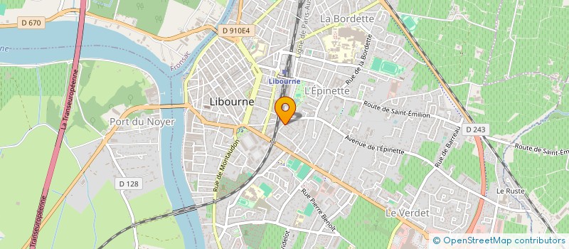 localisation de l'entreprise BABALAR  LIBOURNE