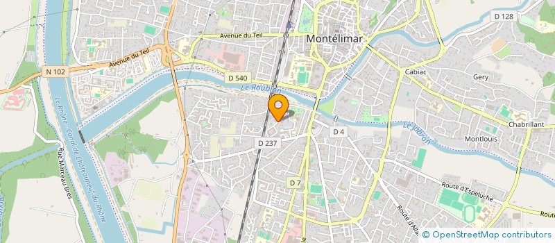 localisation de l'entreprise BABAN ANTOINE  MONTELIMAR