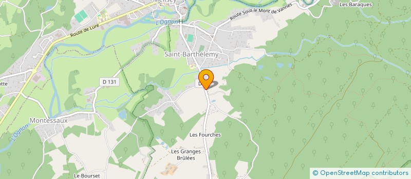 localisation de l'entreprise BABAR  MELISEY