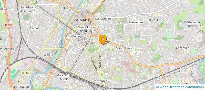 localisation de l'entreprise BABAWEB à LE MANS