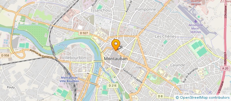 localisation de l'entreprise BABAZZI DYSIGN AGENCEMENT D'ESPACE  MONTAUBAN