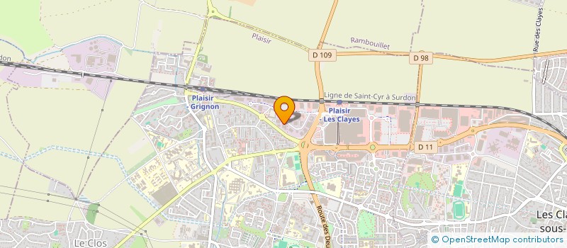 localisation de l'entreprise BABBCO à PLAISIR