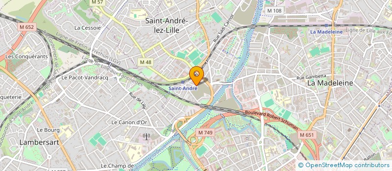 localisation de l'entreprise BABBLE COM à SAINT-ANDRE-LEZ-LILLE