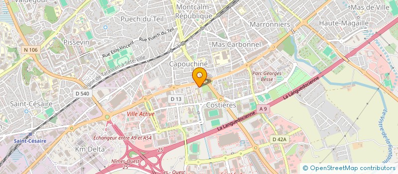 localisation de l'entreprise BABBO  NIMES