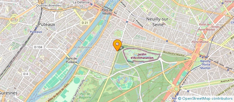 localisation de l'entreprise BABE à NEUILLY-SUR-SEINE