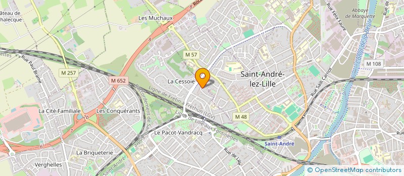 localisation de l'entreprise BABE à LAMBERSART