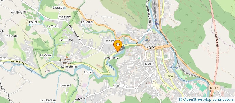localisation de l'entreprise BABE APICULTURE ET EMBALLAGES à FOIX