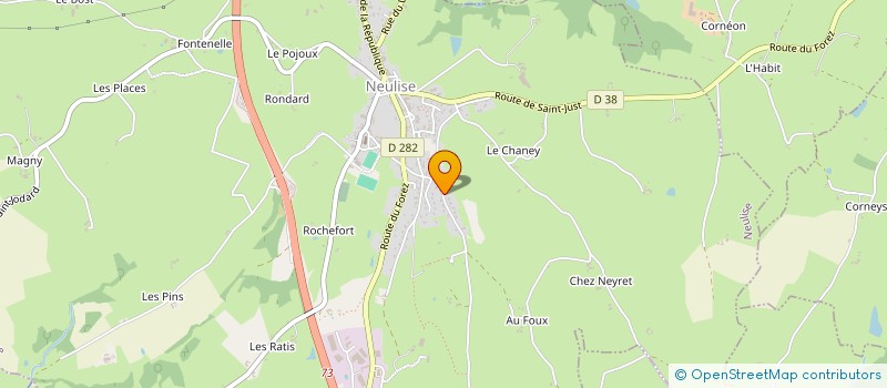 localisation de l'entreprise BABE JEREMY PAYSAGE  NEULISE