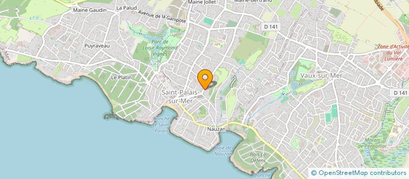 localisation de l'entreprise BABE1  SAINT-PALAIS-SUR-MER