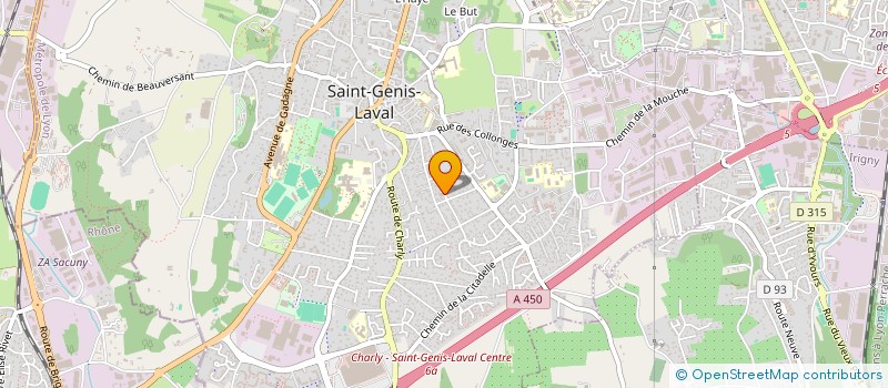 localisation de l'entreprise BABEAU BOISSON ET COMPAGNIE  SAINT-GENIS-LAVAL