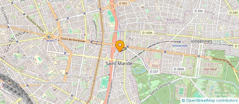 localisation de l'entreprise BABEDIBOUM CONSEIL à SAINT-MANDE