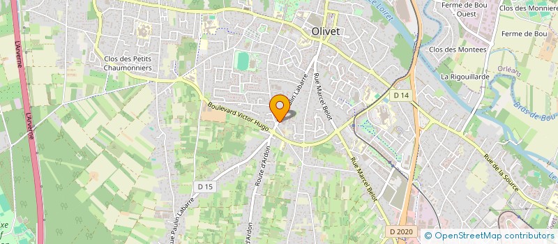 localisation de l'entreprise BABEE JARDIN à OLIVET