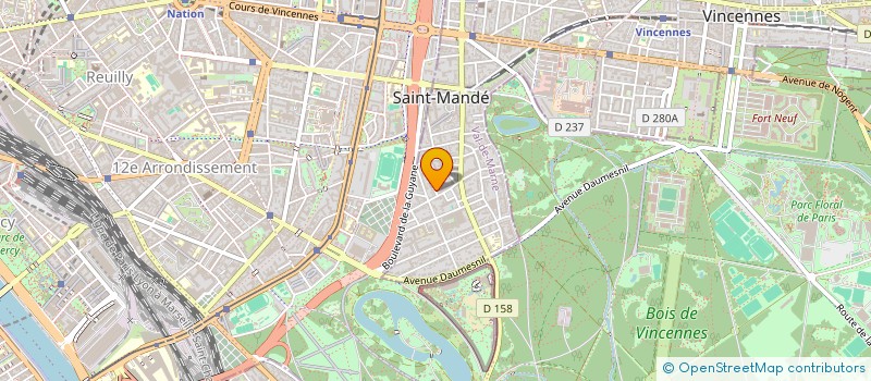 localisation de l'entreprise BABEL  SAINT-MANDE