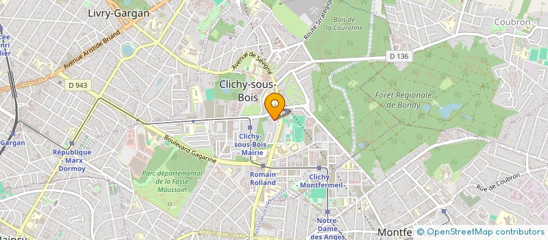 localisation de l'entreprise BABEL à CLICHY-SOUS-BOIS