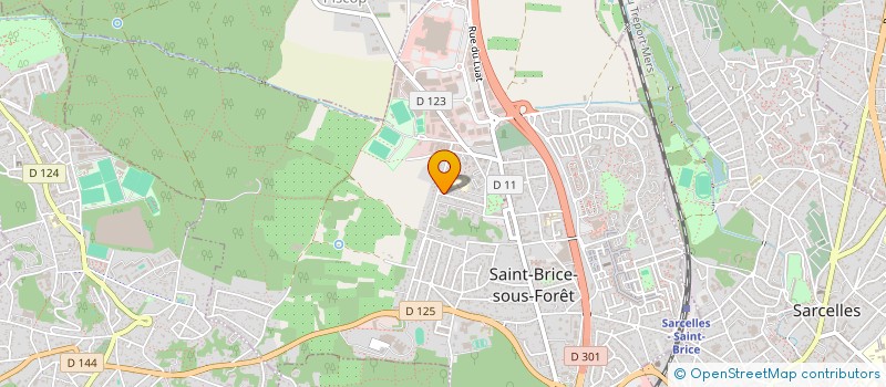 localisation de l'entreprise BABEL à SAINT-BRICE-SOUS-FORET