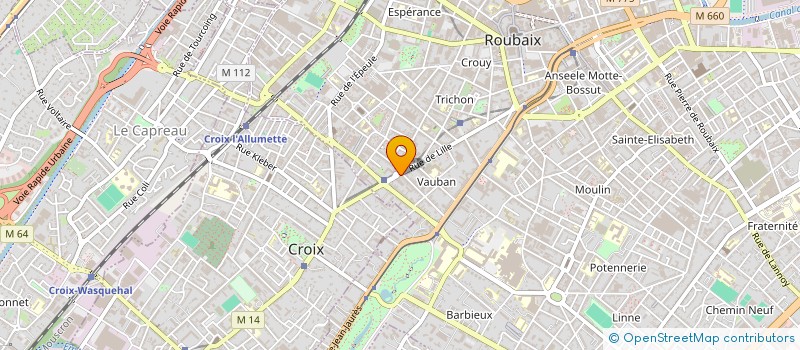 localisation de l'entreprise BABEL'ART PRODUCTION à ROUBAIX
