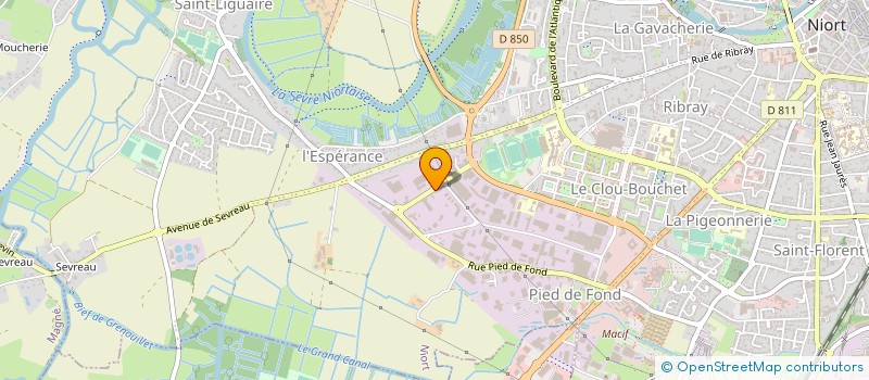 localisation de l'entreprise BABEL.COOP  NIORT