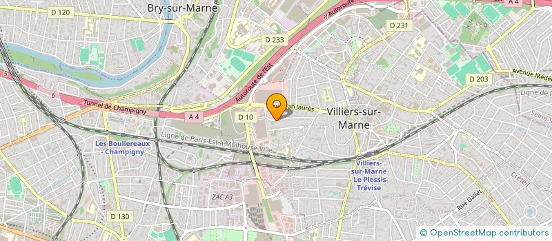 localisation de l'entreprise BABEL FOCUS à VILLIERS-SUR-MARNE