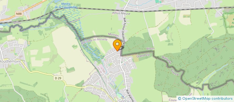 localisation de l'entreprise BABEL'HOMES  GORCY