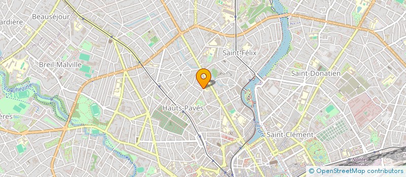 localisation de l'entreprise BABEL HUB à NANTES