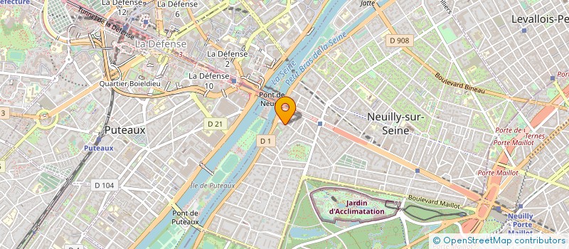 localisation de l'entreprise BABEL-PRODUCTIONS à NEUILLY-SUR-SEINE