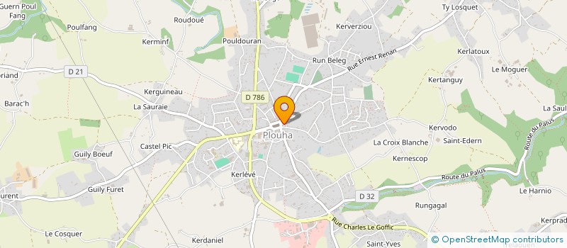 localisation de l'entreprise BABELLE  PLOUHA