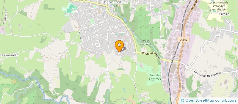 localisation de l'entreprise BABELWEB  CHAPONOST