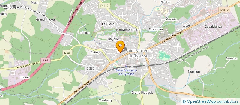 localisation de l'entreprise BABEN  SAINT-VINCENT-DE-TYROSSE