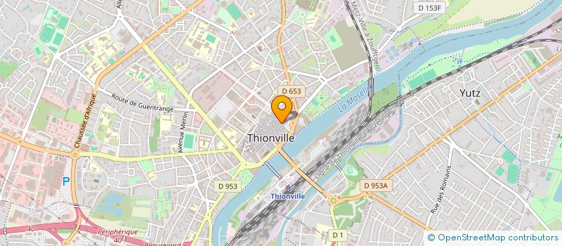 localisation de l'entreprise BABER SHOP  THIONVILLE