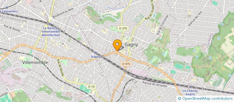 localisation de l'entreprise BABER SHOP  GAGNY