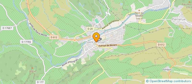 localisation de l'entreprise BABETTE BOUTIQUE  SAINT-CHINIAN