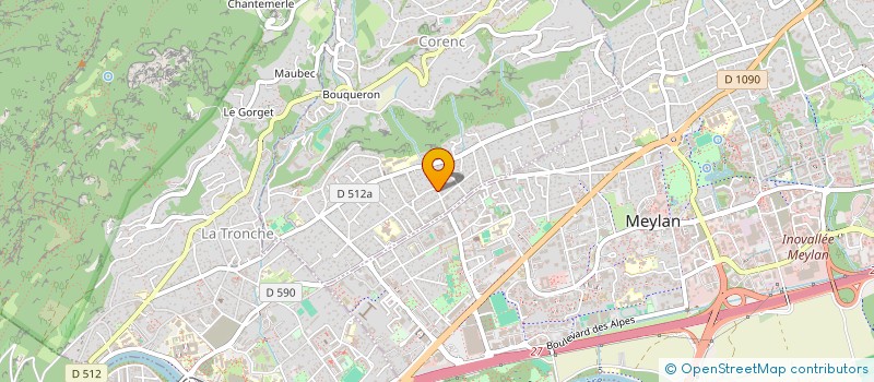 localisation de l'entreprise BABI  CORENC