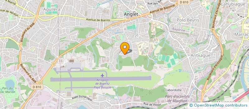 localisation de l'entreprise BABI DEVELOPPEMENT  ANGLET