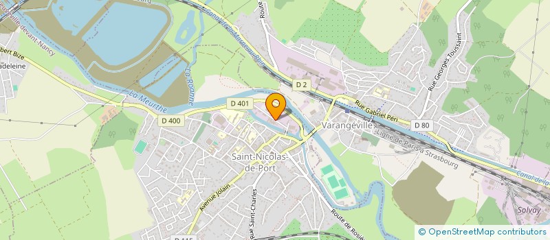 localisation de l'entreprise BABIAU MAXIMILIEN  SAINT-NICOLAS-DE-PORT