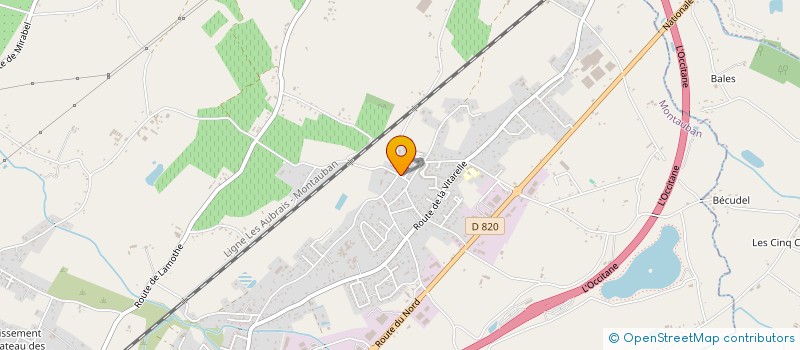 localisation de l'entreprise BABIDOU FONNEUVE à MONTAUBAN