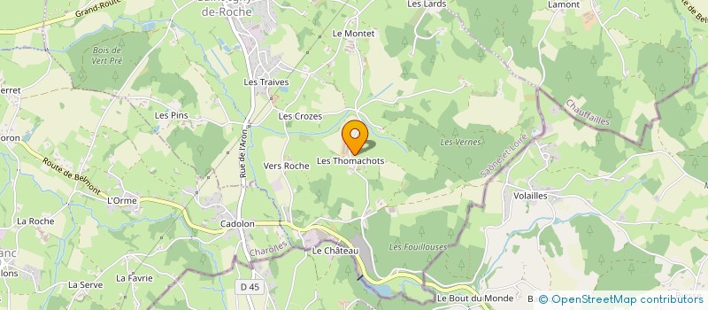 localisation de l'entreprise BABIECA  SAINT-IGNY-DE-ROCHE