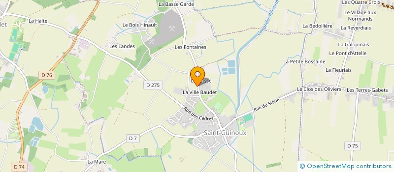 localisation de l'entreprise BABIG BREIZH à SAINT-PERE-MARC-EN-POULET