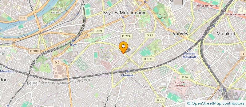 localisation de l'entreprise BABILI à ISSY-LES-MOULINEAUX