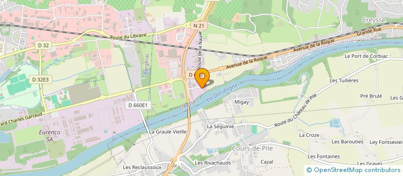 localisation de l'entreprise BABILON à CREYSSE