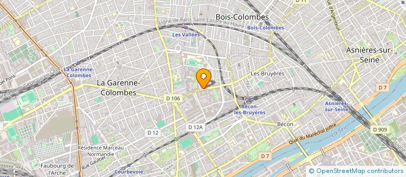 localisation de l'entreprise BABILOU NURSERY 1 à BOIS-COLOMBES